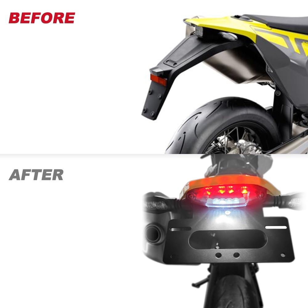 Amazon | REARACE オートバイフェンダーエリミネーター Husqvarna 701